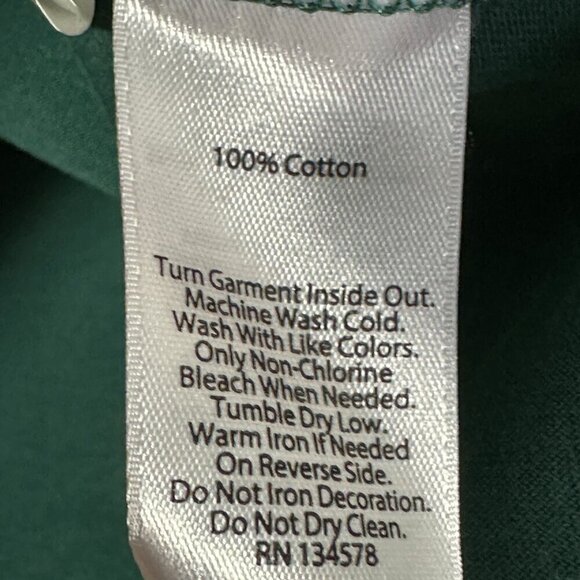 Vineyard Vines Tee Shirt Mens Small Green Cotton Long Sleeve Candy Cane Logo - Picture 9 of 11